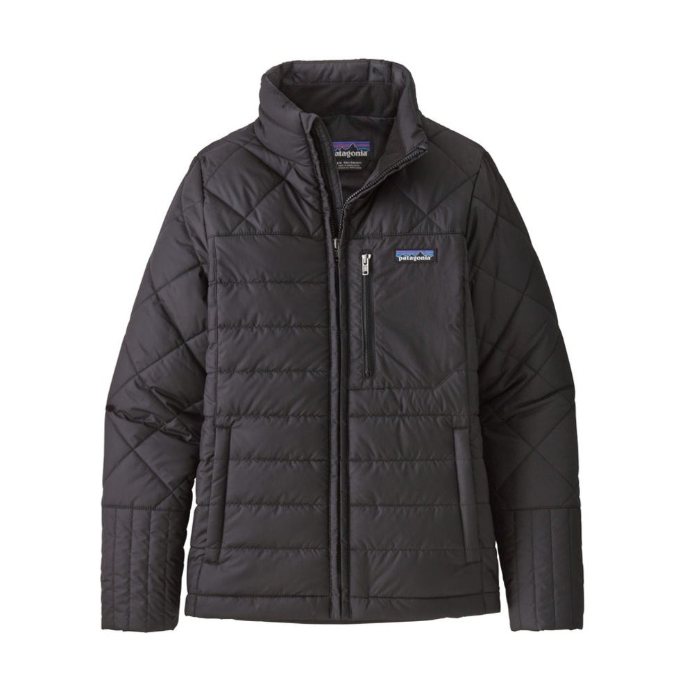 Patagonia Radalie Black Puffer Jacket High Collar Insulated